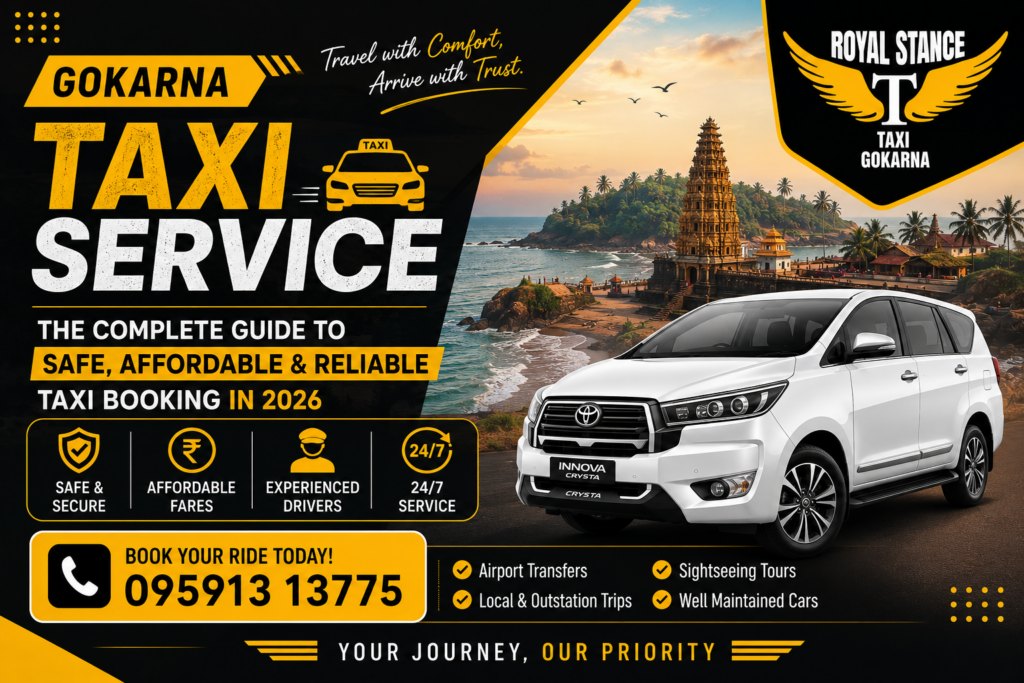 Mangalore to Murudeshwar & Gokarna Cab Service: Coastal Pilgrim Route, Taxi Fares & Tour Package Guide (2026)